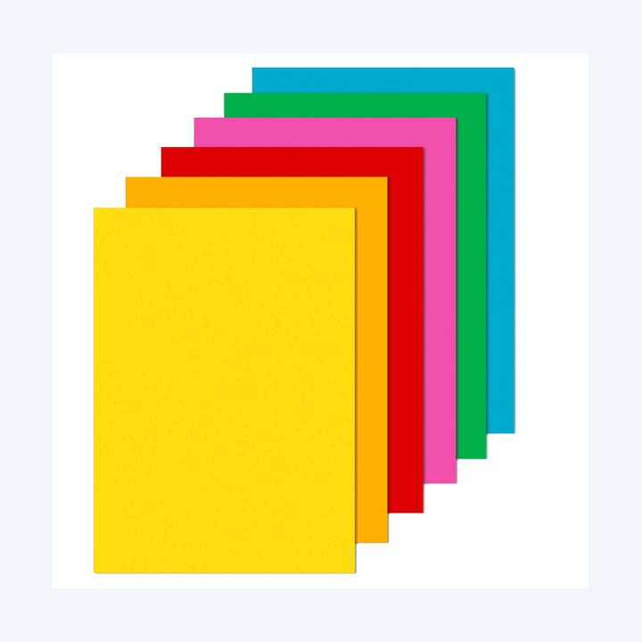 Carta Rismaluce A3 140 gr mix 6 colori — 32734 | Ecotempo