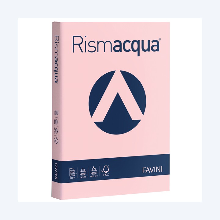 Carta Rismacqua A4 140 gr rosa 10 — 32753 | Ecotempo