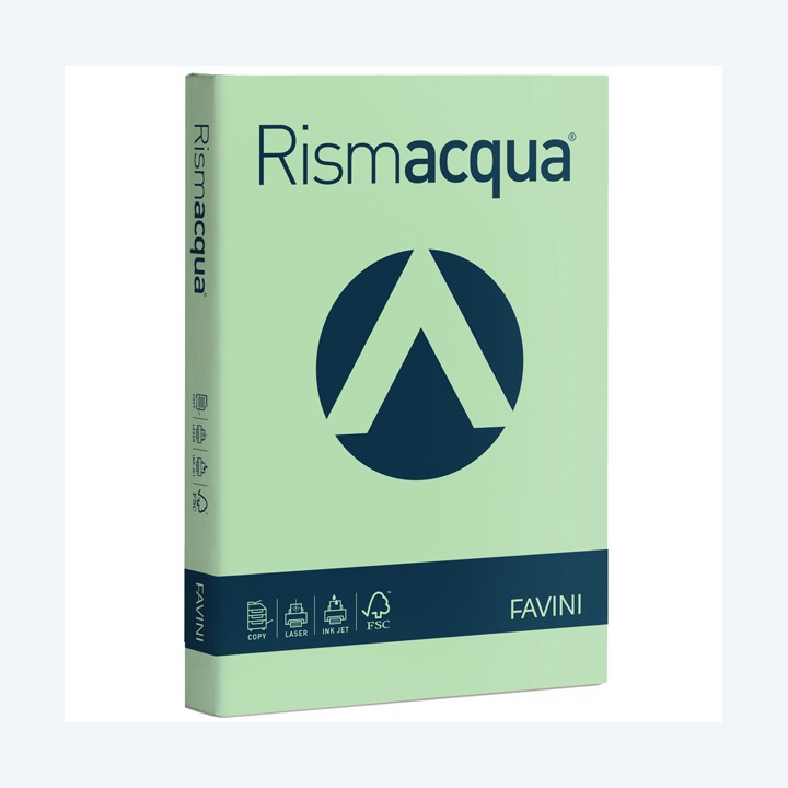 Carta Rismacqua A4 140 gr verde chiaro — 32756 | Ecotempo
