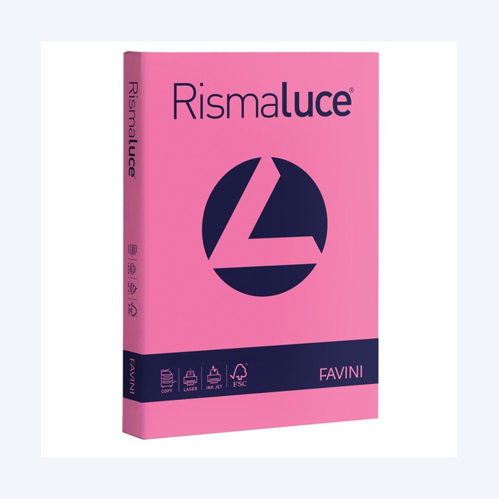 Carta Rismaluce A4 200 gr ciclamino 58 — 32773 | Ecotempo