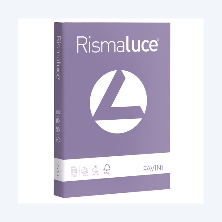 Carta Rismaluce A4 200 gr viola 49 — 32777 | Ecotempo