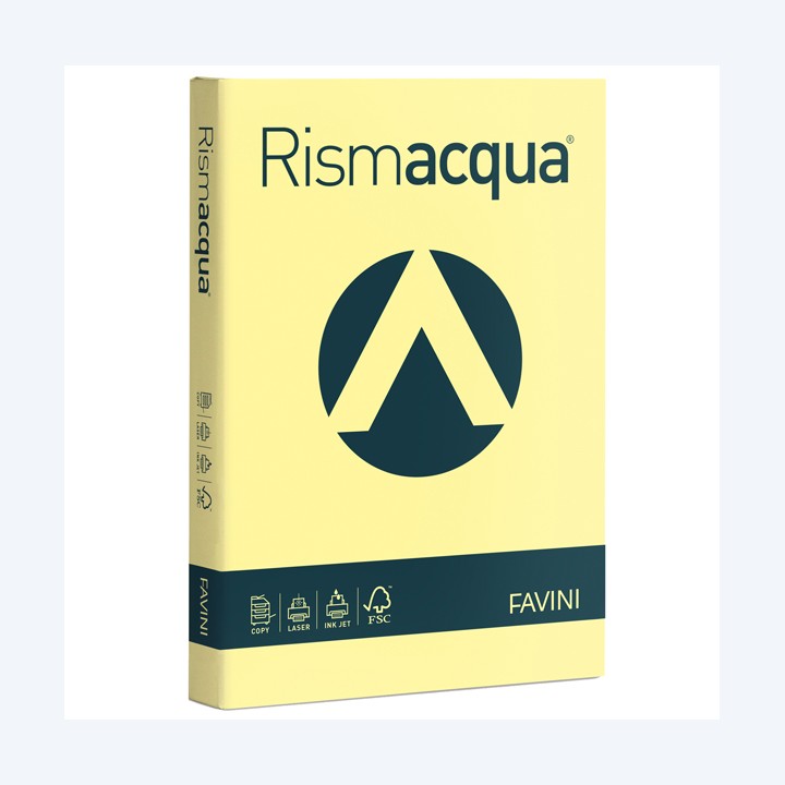 Carta Rismacqua A3 200 gr giallo chiaro — 32800 | Ecotempo