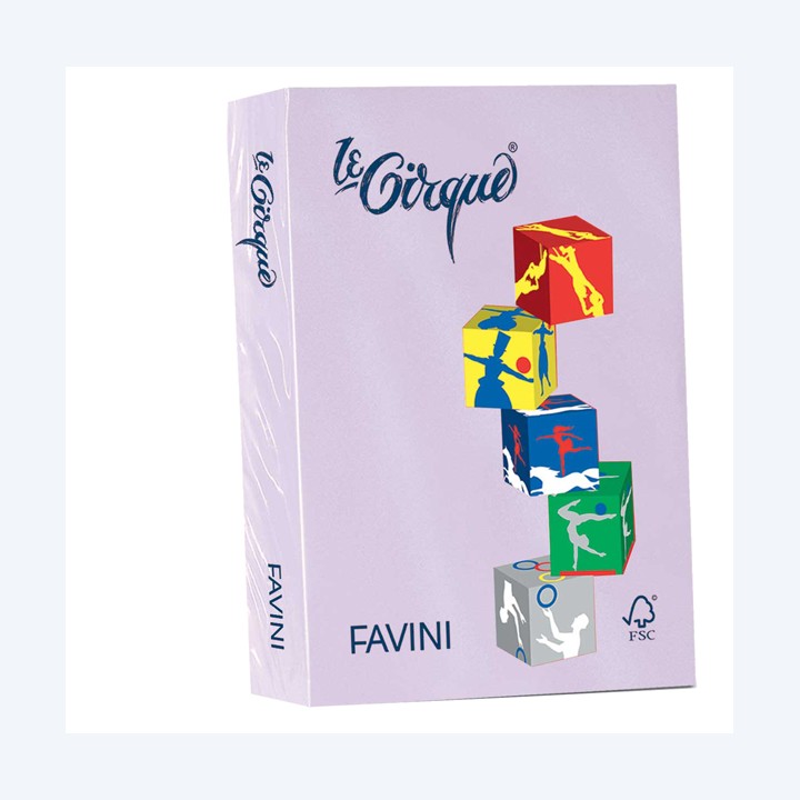 Carta Le Cirque A4 80 gr lilla pastello — 32858 | Ecotempo