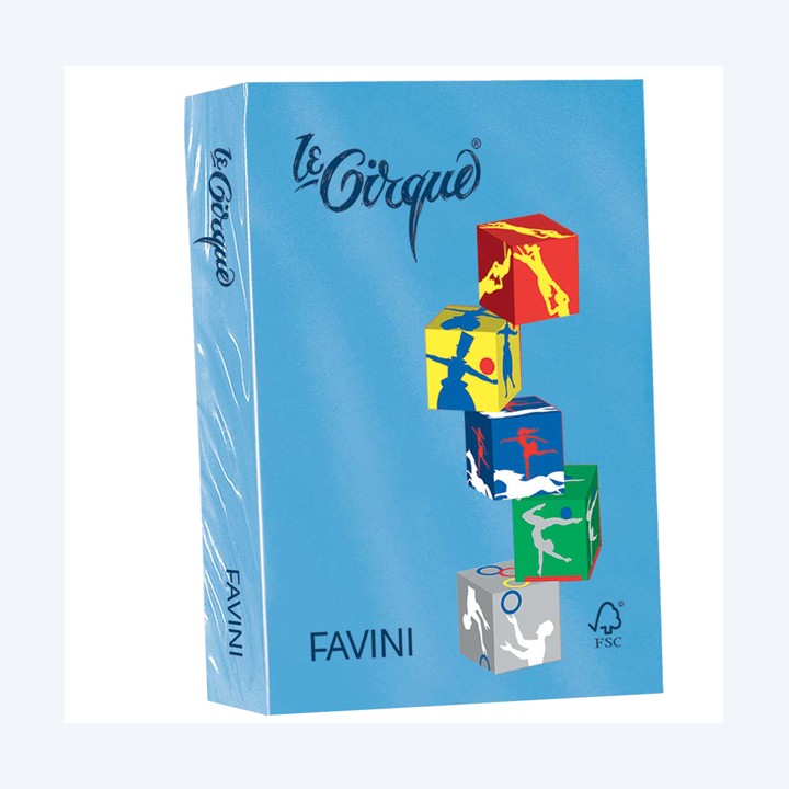 Carta Le Cirque A4 80 gr azzurro reale — 32878 | Ecotempo