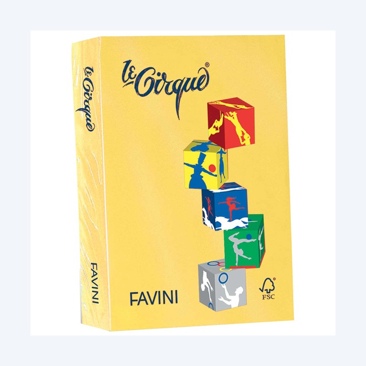 Carta Le Cirque A4 160 gr giallo sole — 32911 | Ecotempo