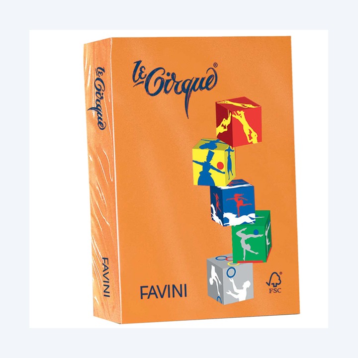 Carta Le Cirque A4 160 gr arancio 205 — 32914 | Ecotempo