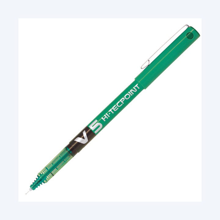 Roller Hi Tecpoint V5 punta 0,5mm verde Pilot | Ecotempo