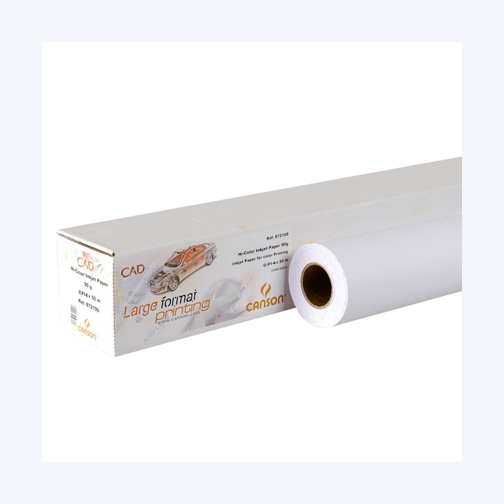 Carta plotter 914 mm (36") x 50 mt 90 — 34570 | Ecotempo