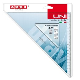 Squadra Uni 45gradi 30cm Arda | Ecotempo