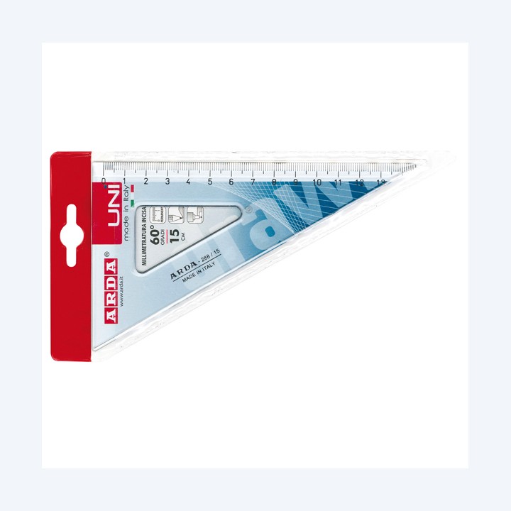 Squadra Uni 60gradi 15cm Arda | Ecotempo