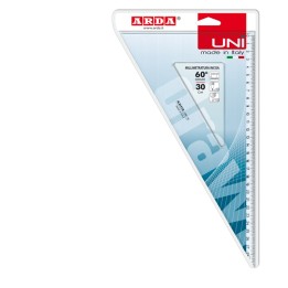 Squadra Uni 60gradi 30cm Arda | Ecotempo
