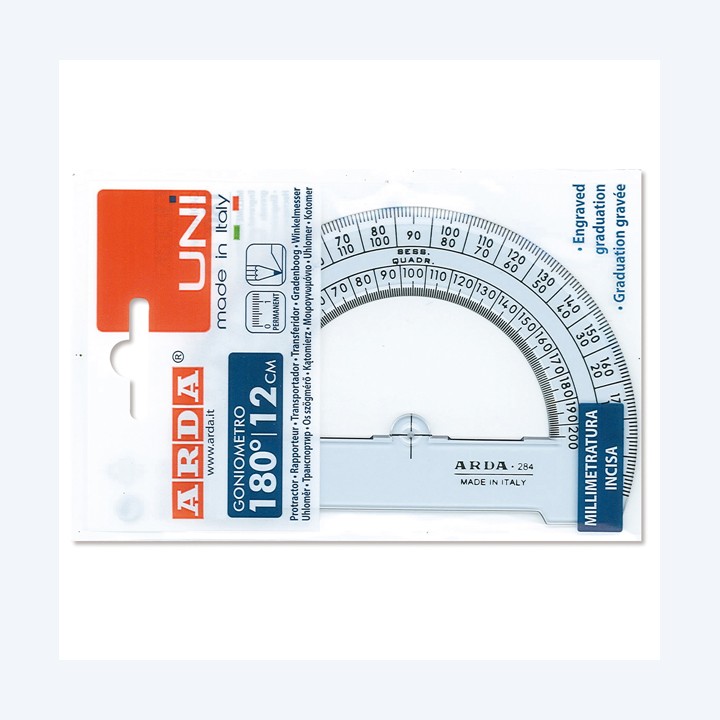 Goniometro Uni 180gradi 12cm Arda | Ecotempo
