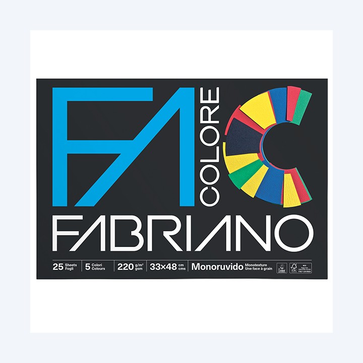 Album FaColore 33 x 48 cm 25 fogli 220 — 34948 | Ecotempo