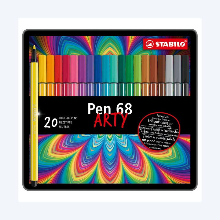 Pennarelli Pen 68 colori assortiti — 35190 | Ecotempo