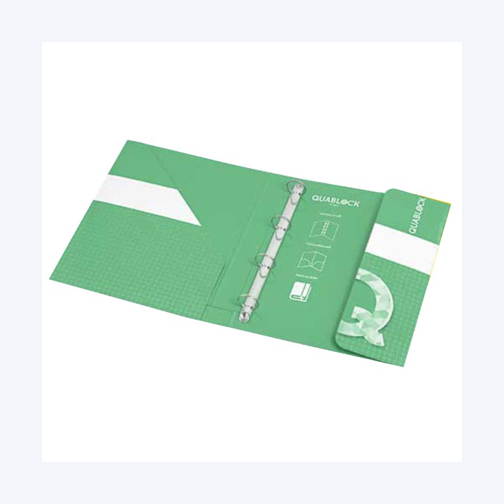 Raccoglitore Quablock A4 4 anelli tondi — 35214 | Ecotempo