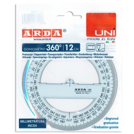 Goniometro Uni 360gradi 12cm Arda | Ecotempo