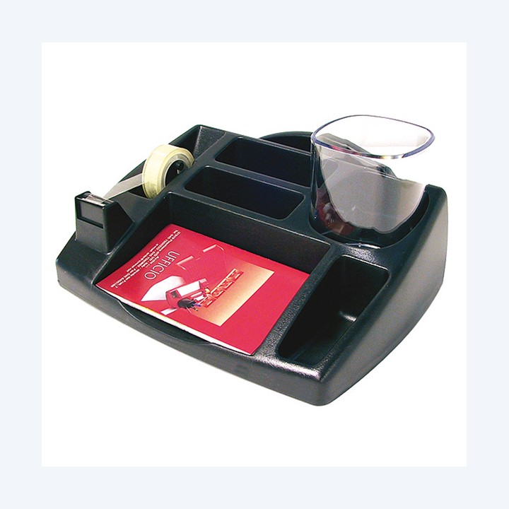 Portacancelleria Oliver 25 x 21 x 10 cm nero Arda | Ecotempo