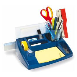 Portacancelleria Oliver 25 x 21 x 10 cm blu Arda | Ecotempo