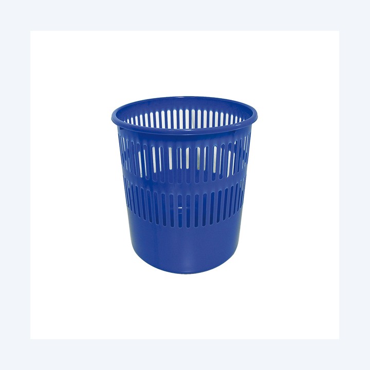 Cestino gettacarte traforato 12 L blu Arda | Ecotempo