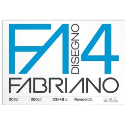Album F4 33 x 48 cm 200 gr 20 fogli ruvido Fabriano | Ecotempo