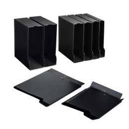 Custodia per raccoglitori 50 dorso 8 cm nero Sei rota | Ecotempo
