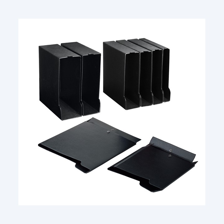 Custodia per raccoglitori 50 dorso 8 cm nero Sei rota | Ecotempo