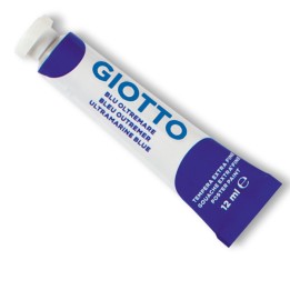 Tempera Tubo 4 12ml blu oltremare Giotto | Ecotempo