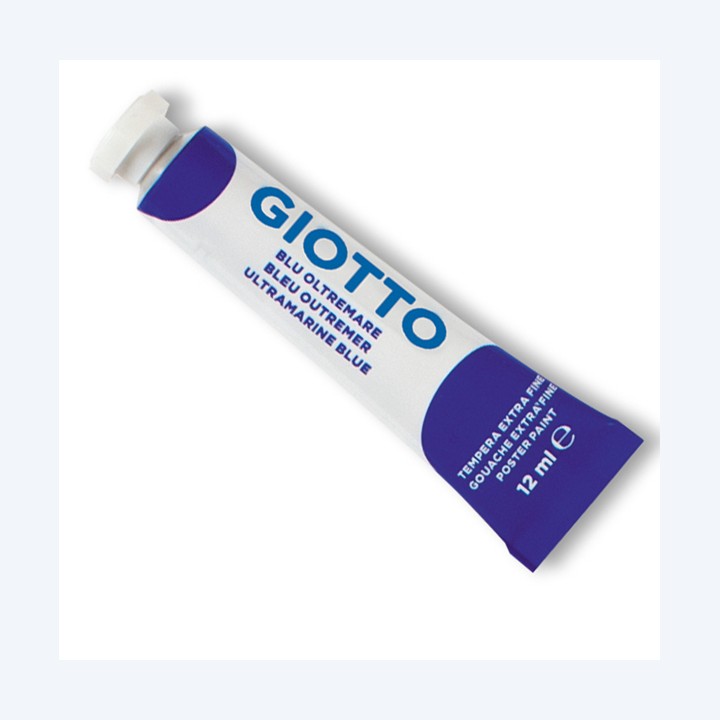 Tempera Tubo 4 12ml blu oltremare Giotto | Ecotempo
