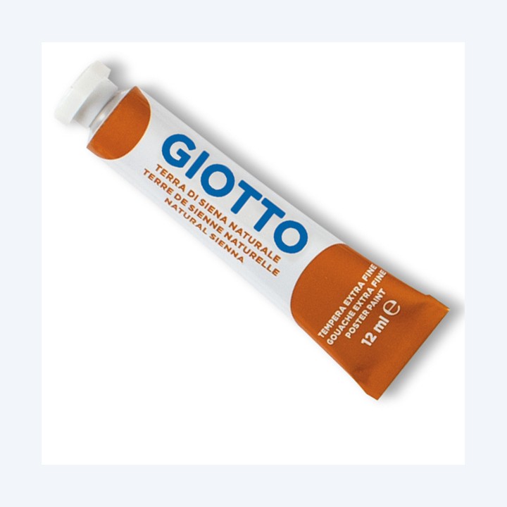 Tempera Tubo 4 12ml terra di Siena naturale Giotto | Ecotempo