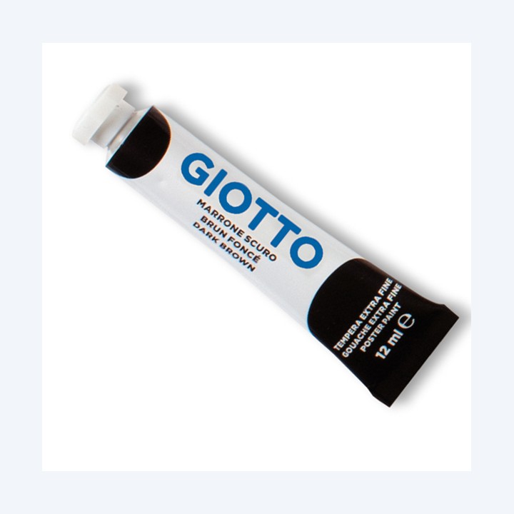 Tempera Tubo 4 12ml marrone Giotto | Ecotempo