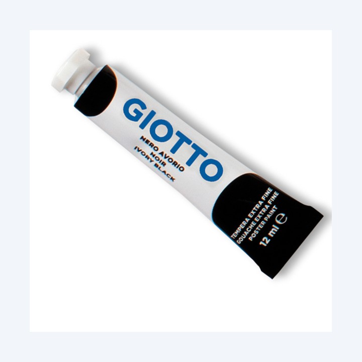Tempera Tubo 4 12ml nero Giotto | Ecotempo