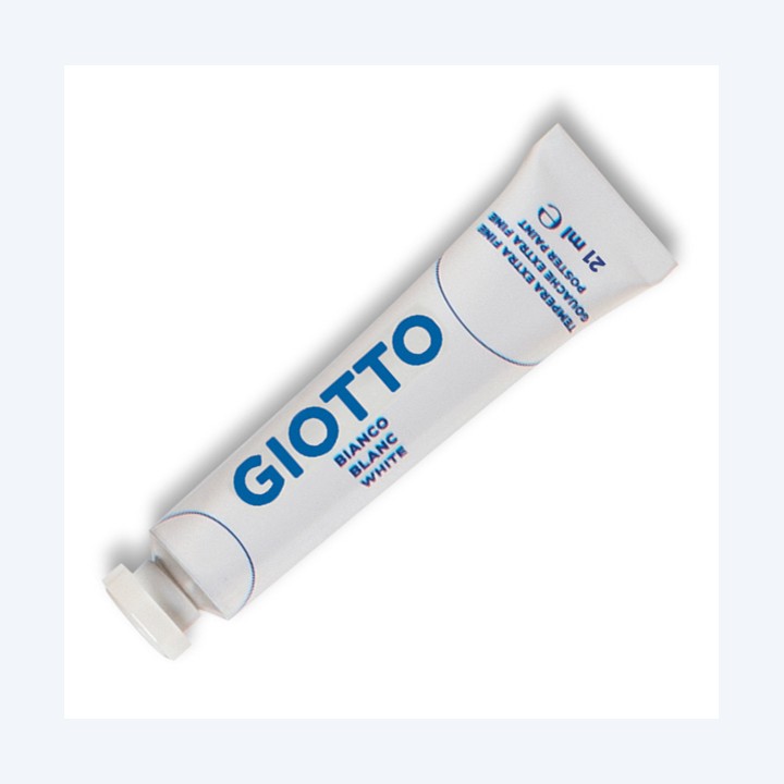 Tempera Tubo 7 21ml bianco Giotto | Ecotempo
