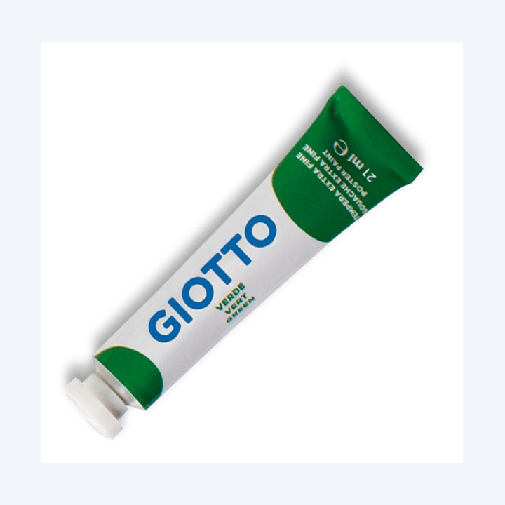 Tempera Tubo 7 21ml verde Giotto | Ecotempo