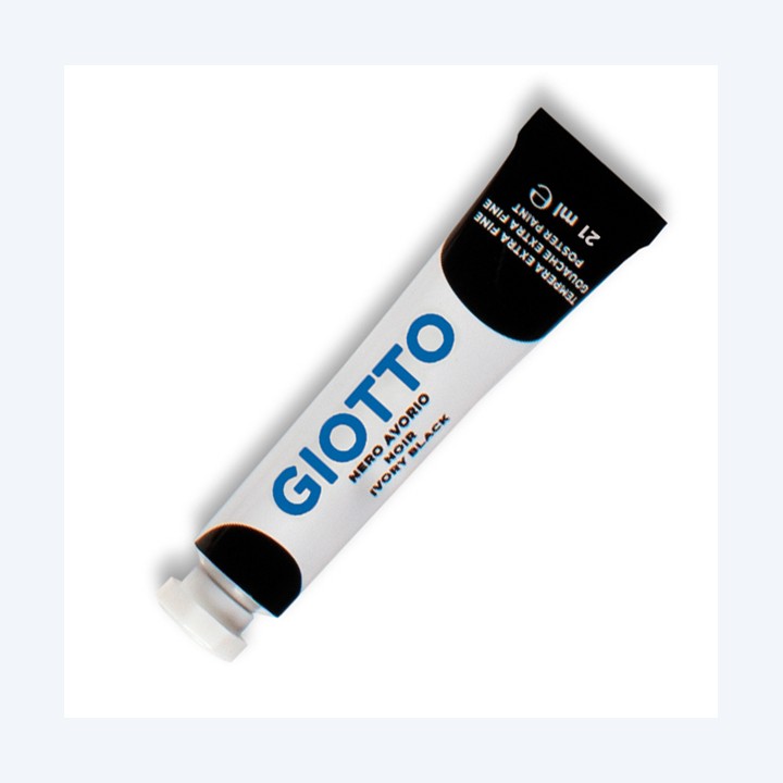 Tempera Tubo 7 21ml nero Giotto | Ecotempo