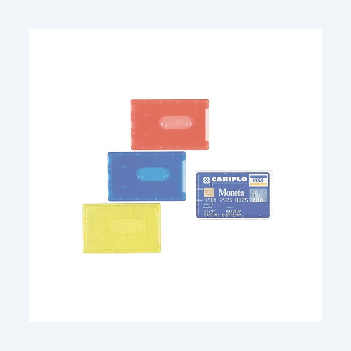 Porta Cards rigido PVC 8,5 x 5,4 cm — 36284 | Ecotempo