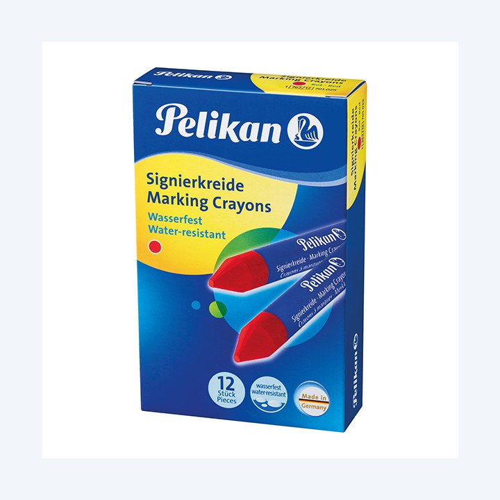 Pastello industriale 762 rosso Pelikan scatola 12 pezzi | Ecotempo