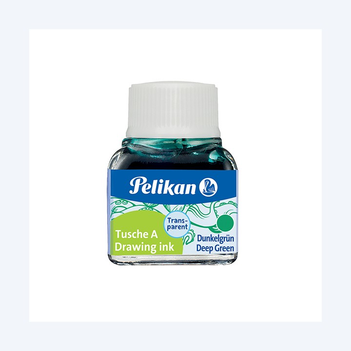 Inchiostro di china 523 10ml verde scuro 7 l Pelikan | Ecotempo