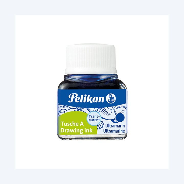 Inchiostro di china 523 10ml blu oltremare Pelikan | Ecotempo