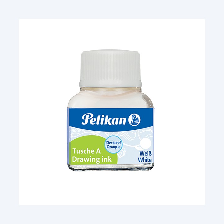 Inchiostro di china 523 10ml bianco 18 Pelikan | Ecotempo