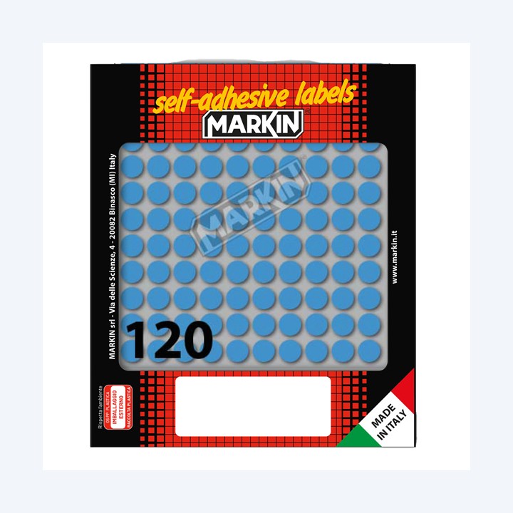 Etichette adesive tonde in carta — 36379 | Ecotempo