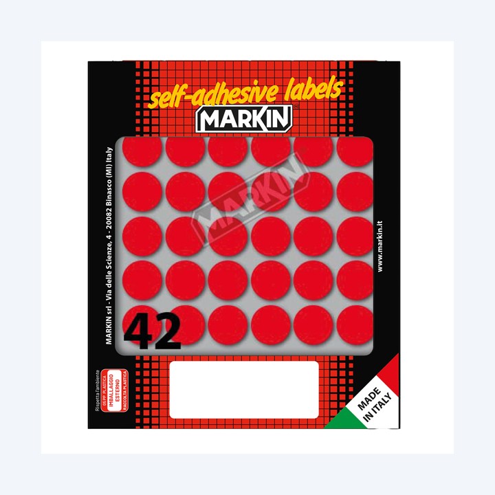 Etichette adesive tonde in carta — 36384 | Ecotempo