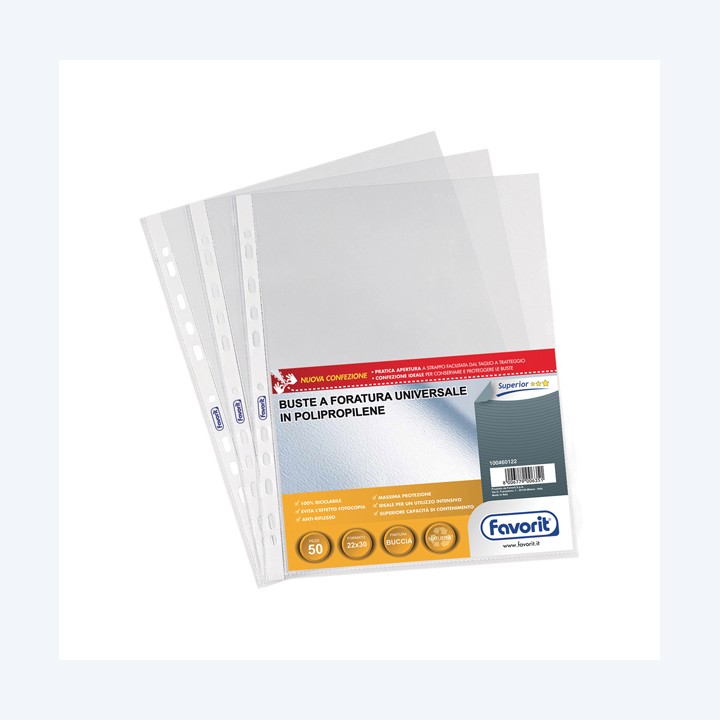Buste forate Special PP Superior buccia — 36406 | Ecotempo
