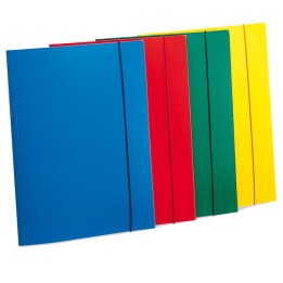 Cartella 3 lembi con elastico A4 PP giallo Fellowes | Ecotempo