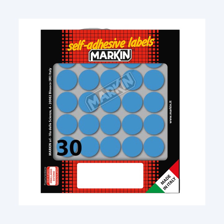 Etichette adesive tonde in carta — 36615 | Ecotempo