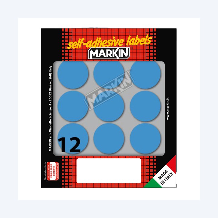 Etichette adesive tonde in carta — 36619 | Ecotempo
