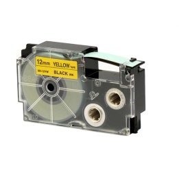Nastro 12 mm x 8 mt nero/giallo Casio | Ecotempo