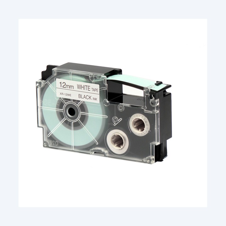 Nastro 12 mm x 8 mt nero/bianco Casio | Ecotempo