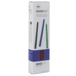 Dorsi spirale plastica 21 anelli 19 mm — 37314 | Ecotempo