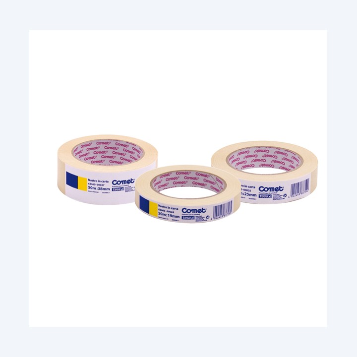 Nastro adesivo 50 mm x 50 m carta beige Comet | Ecotempo