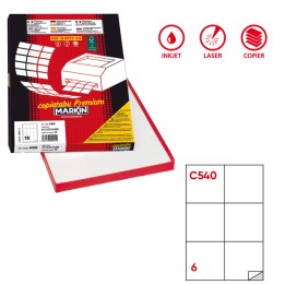 Etichette adesive C/540 in carta — 38037 | Ecotempo